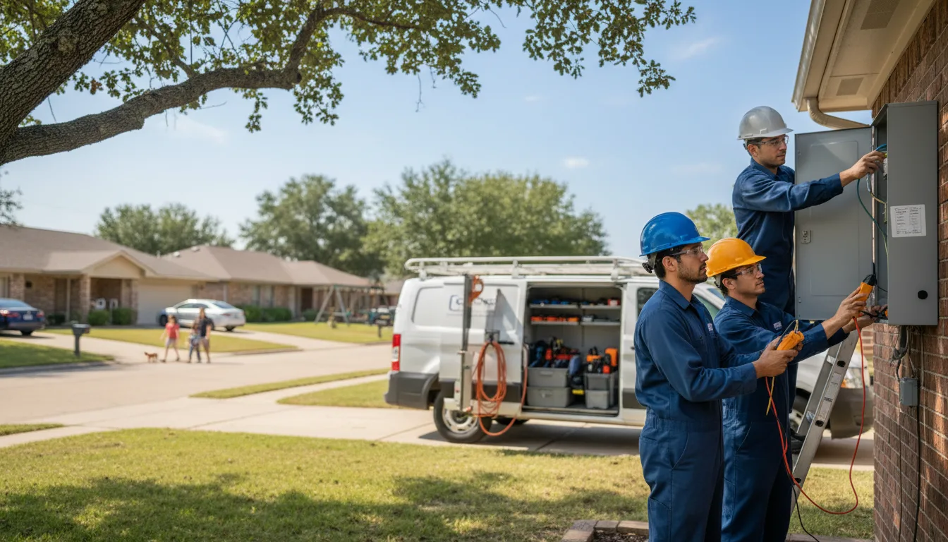 Certified electrician providing emergency electrical services in Jamestown, OH